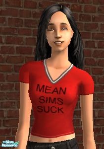 The Sims Resource - Chelle's funny shirts for women #3