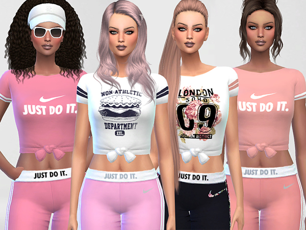 The Sims Resource - Nike Air T-Shirts Collection