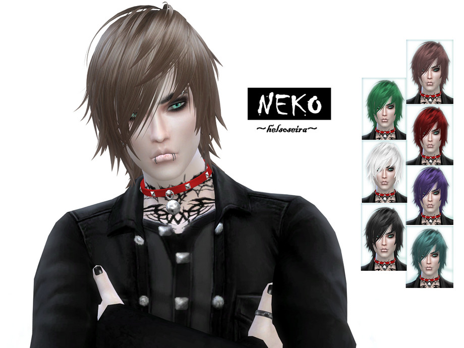 The Sims Resource - NEKO - Kijiko's Kitten hair - re-textured - Mesh needed