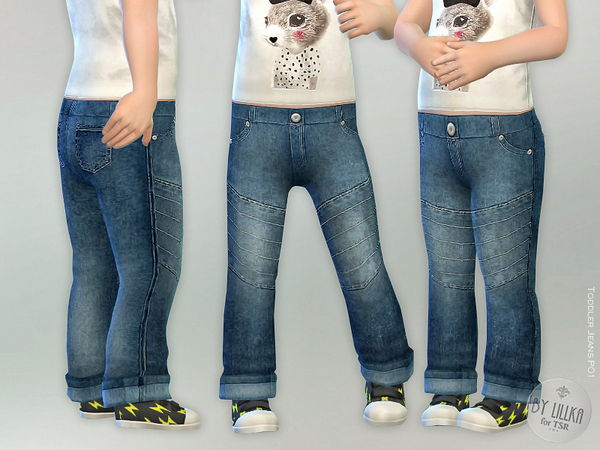 The Sims Resource - Toddler Jeans P01