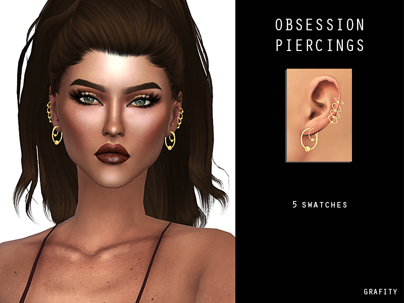 The Sims Resource Grafity Obsession Piercings