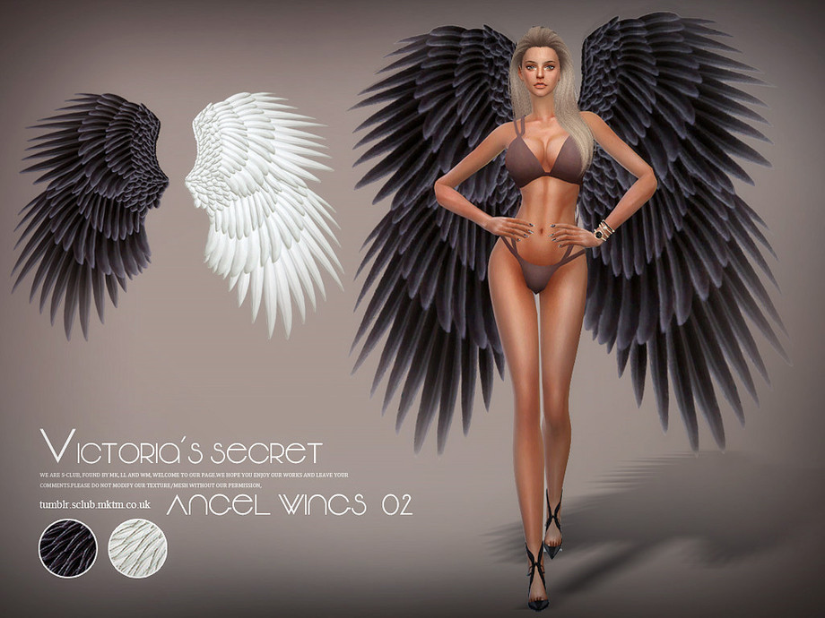 The Sims Resource - S-Club LL ts4 Angel wings 02