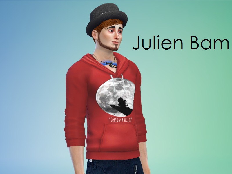 The Sims Resource - Julien Bam Pullover Rot