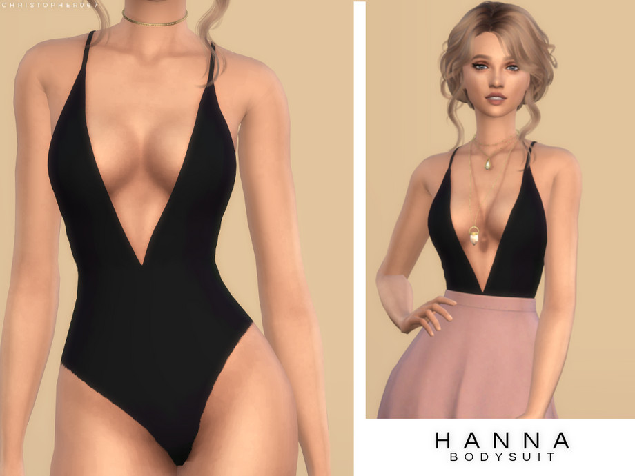 The Sims Resource - Hanna Bodysuit || Christopher067