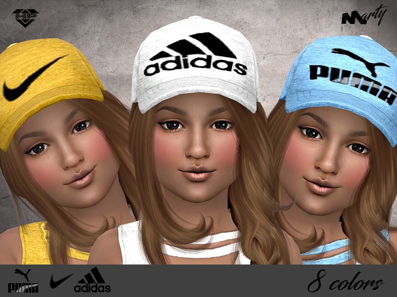 The Sims Resource - MP Sporty Caps (Child)