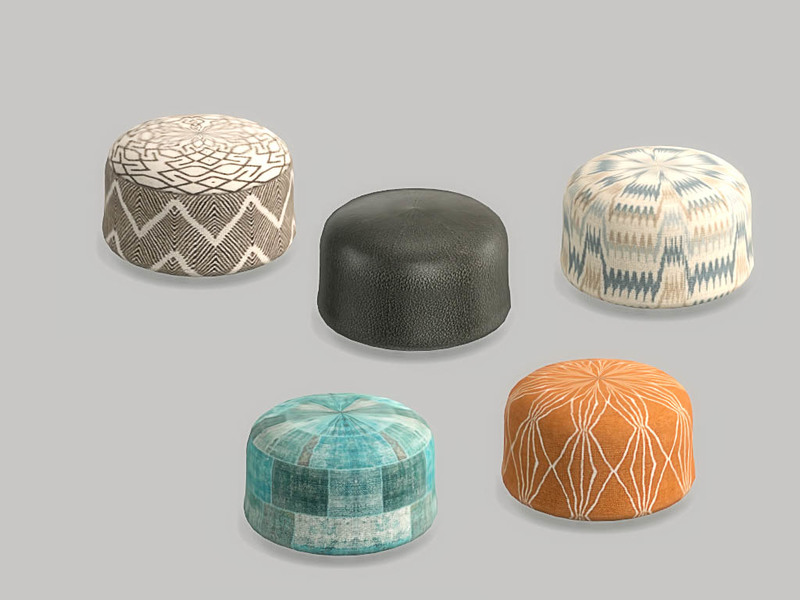 The Sims Resource - Bedroom Lynn - Pouf