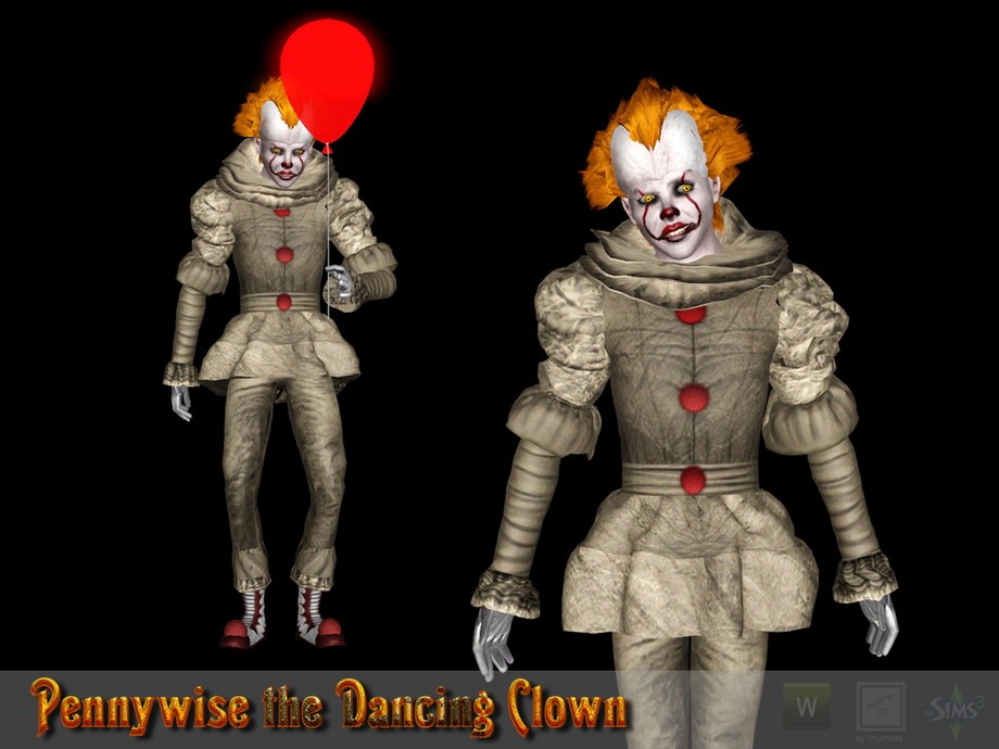 The Sims Resource Pennywise The Dancing Clown Dress