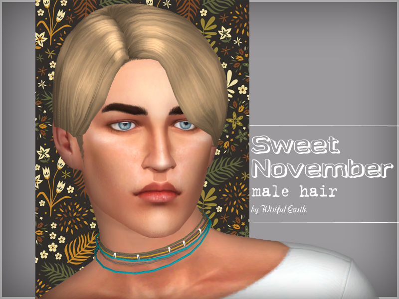 The Sims Resource - Sweet November - male hair