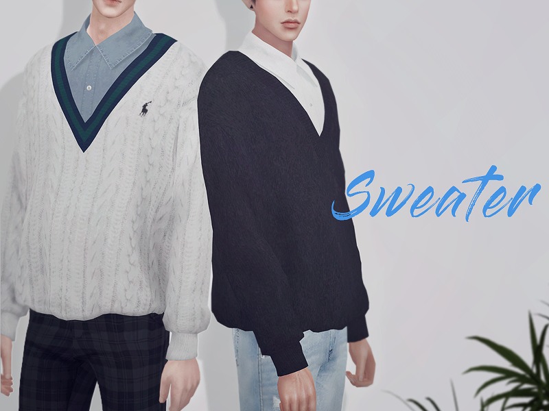 The Sims Resource - KK Sweater 02 M