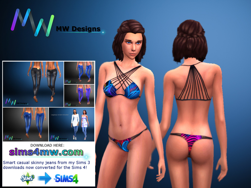 The Sims Resource - Electrifying Sexiness Bikini Bottom