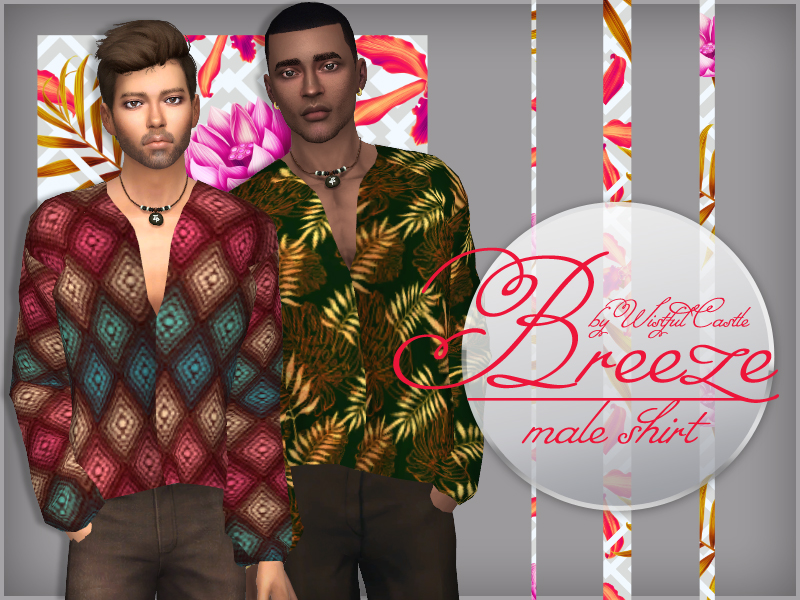 The Sims Resource - Breeze - male shirt