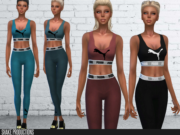The Sims Resource - ShakeProductions 90 Sportswear Set