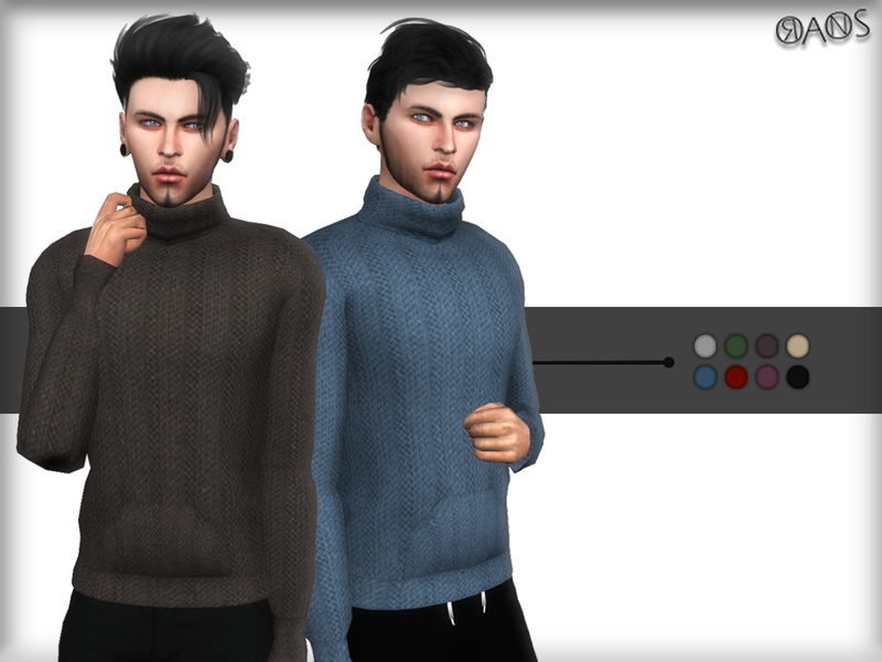 The Sims Resource - Knit Sweatshirt