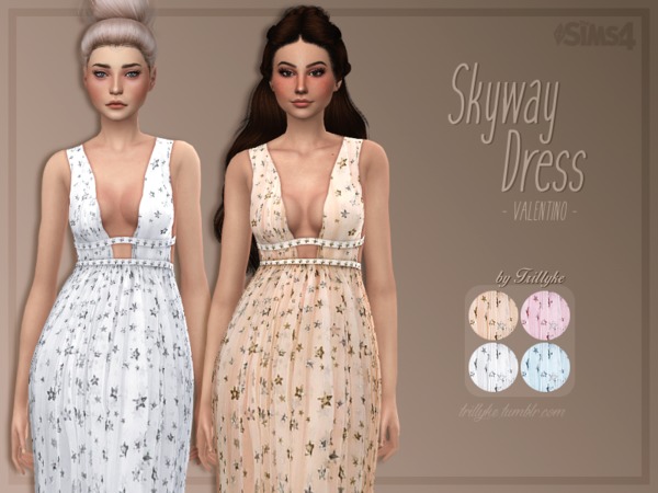 The Sims Resource - Trillyke - Skyway Dress