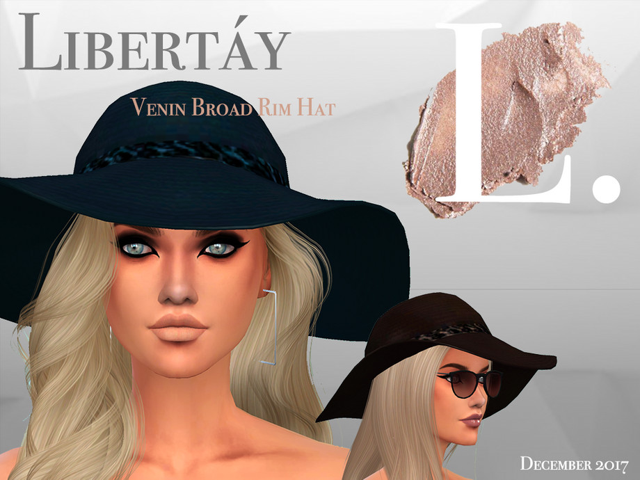 The Sims Resource - Venin broad-brimmed hat