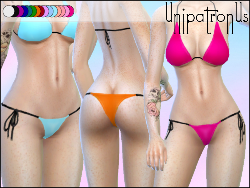 The Sims Resource - Basic String Bikini bottoms