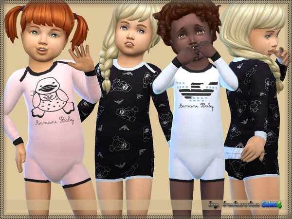 The Sims Resource - Kombidress Baby
