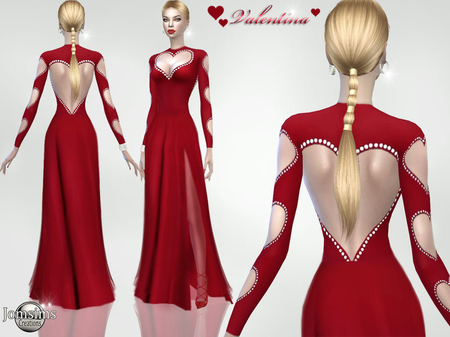 The Sims Resource - Valentina dress