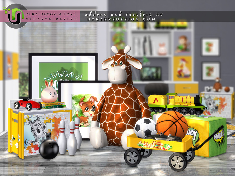 The Sims Resource - Aura Kids Decor and Toys