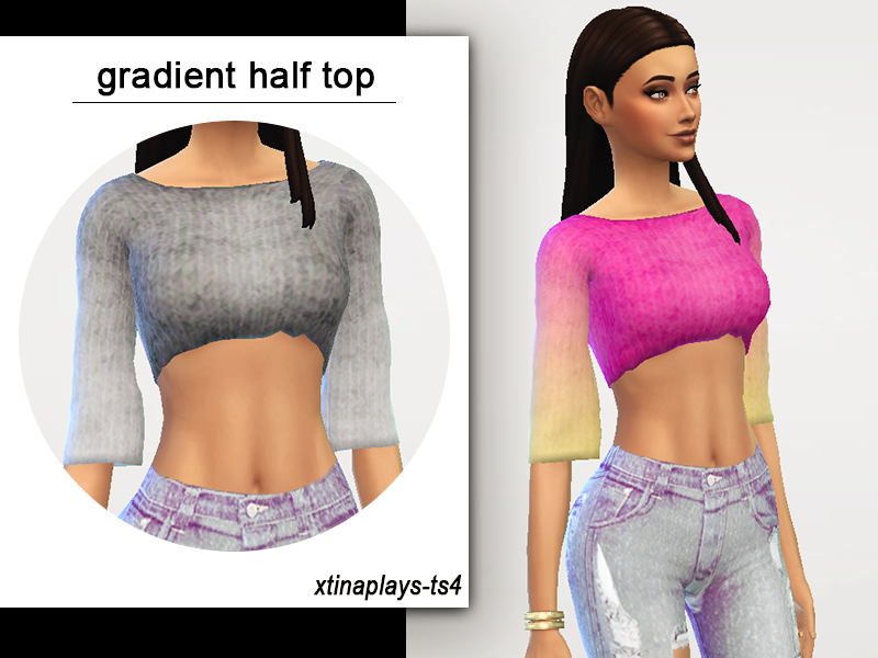 Xtinaplays Ts4 S Gradient Hair Recolor 2 Vrogue