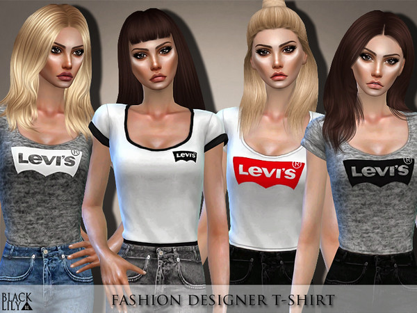 The Sims Resource - Fashion Designer T-Shirt