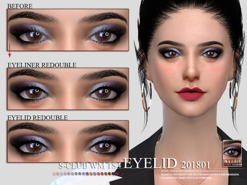 The Sims Resource S Club Wm Ts4 Eyelid 201801