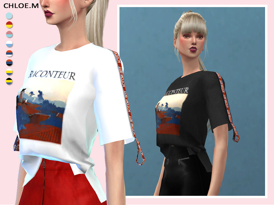 The Sims Resource - Short-sleeved T-shirt