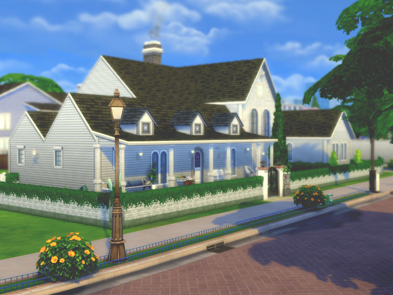 The Sims Resource - Farmhouse in the city / NO CC