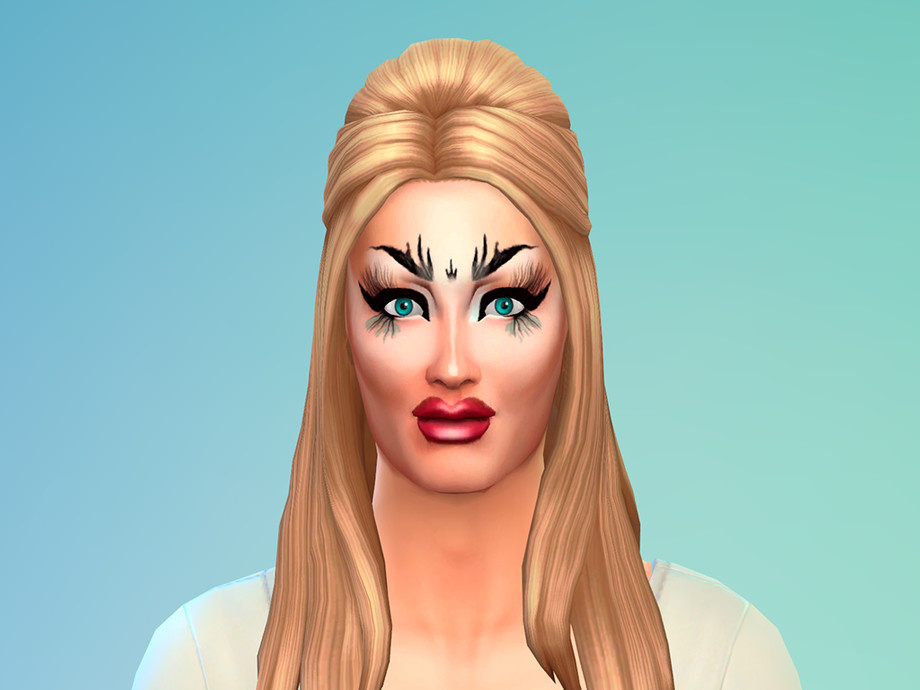 The Sims Resource - Sasha Velour Makeup Facepaint