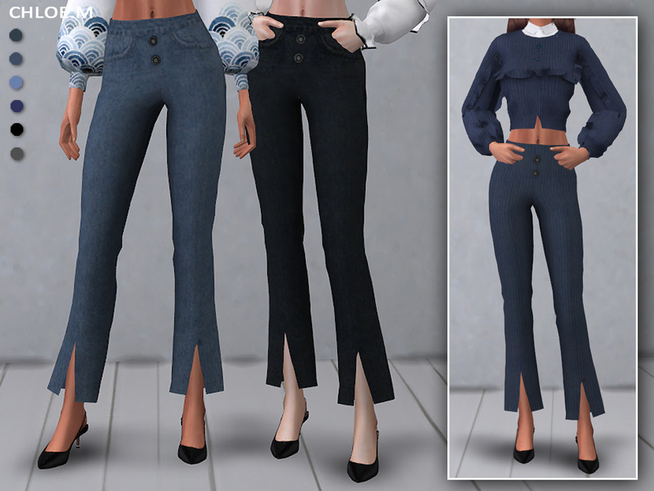 The Sims Resource - Jeans for female