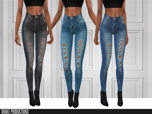 The Sims Resource - ShakeProductions 296-4 Jeans