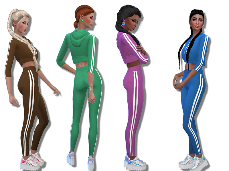 The Sims Resource - Sexy tracksuit
