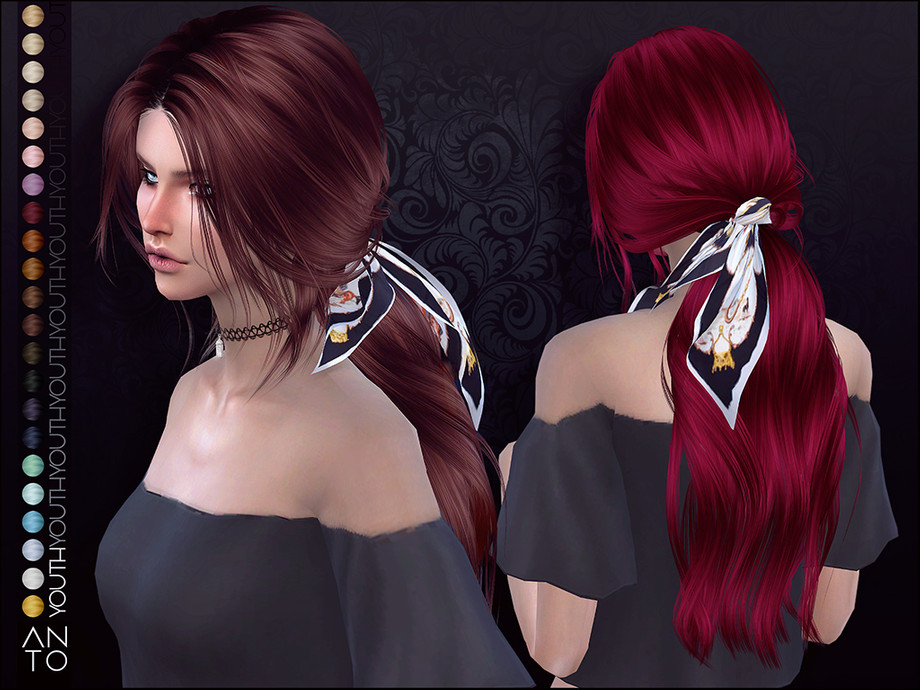 The Sims Resource - Anto - Youth (Hairstyle)