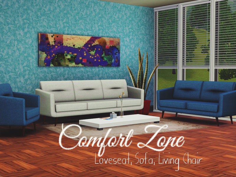 The Sims Resource - Comfrot Zone - Loveseats, Sofas, Living Chairs