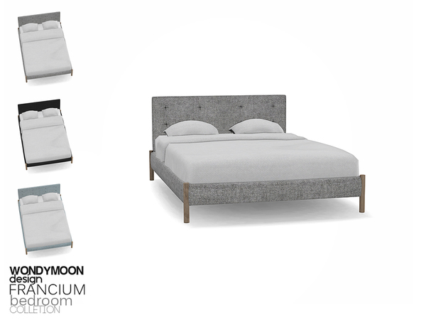The Sims Resource - Francium Double Bed