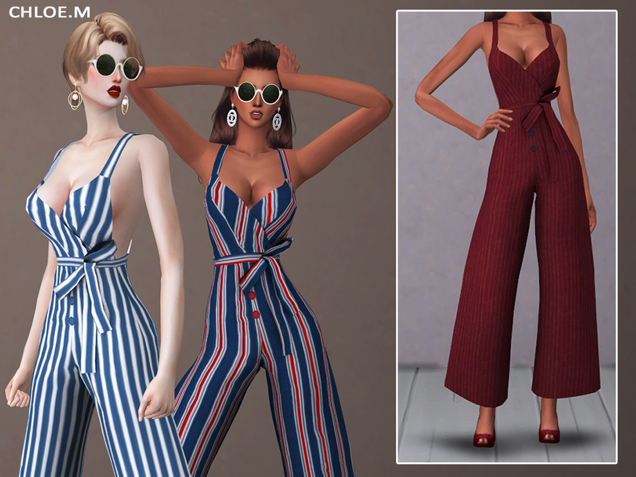 The Sims Resource - Jumpsuit with bowknot