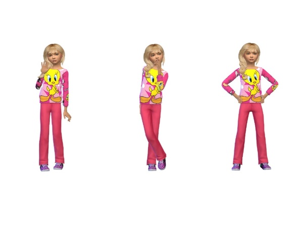 The Sims Resource - Pink t-shirt