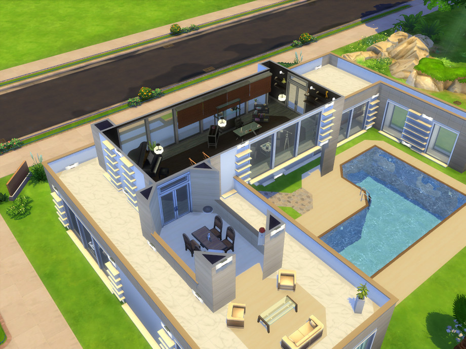 The Sims Resource - Light Modern House