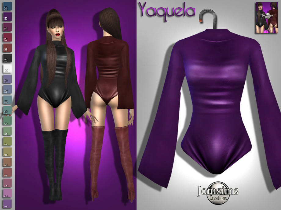 The Sims Resource - yaquela bodysuit