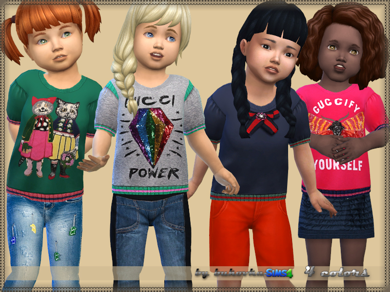 The Sims Resource - Shirt Girls