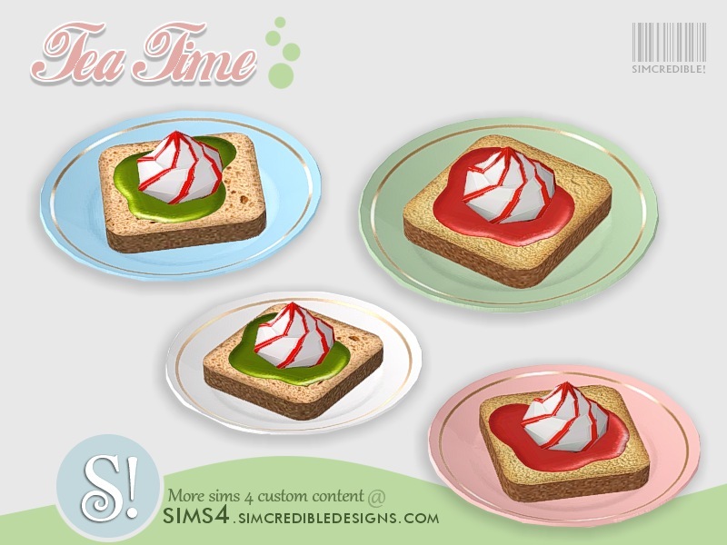 The Sims Resource - Tea Time toast *decor*