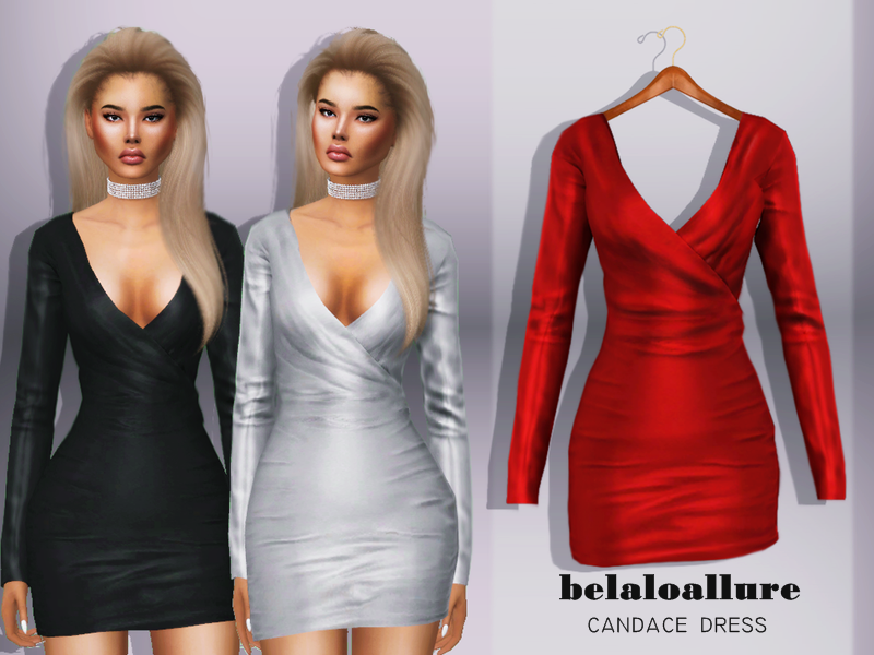 The Sims Resource - belaloallure_candace dress