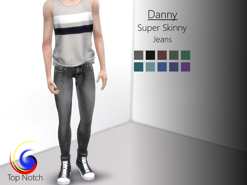 The Sims Resource - Danny Super Skinny Jeans