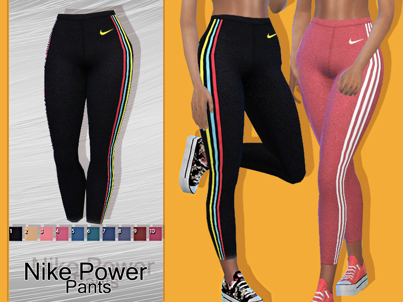 The Sims Resource - Nike Power Athletic Pants