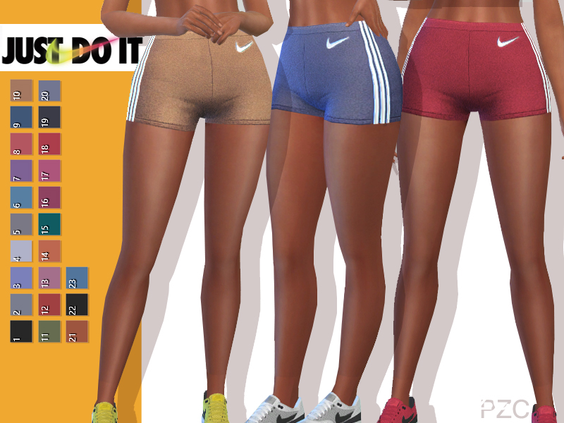 The Sims Resource - Nike Power Athletic Shorts