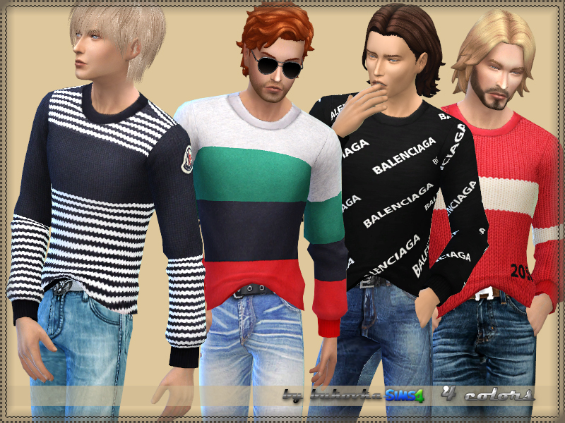 The Sims Resource - Sweater Male