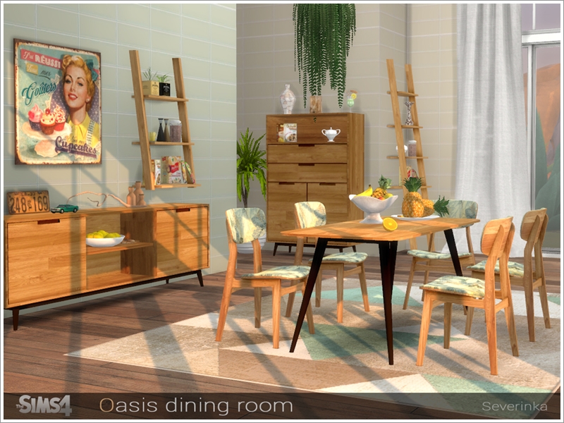 The Sims Resource - Oasis dining room