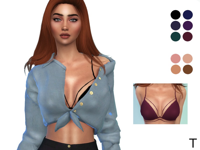 The Sims Resource - tigerlillyyyy BRALET Accessory