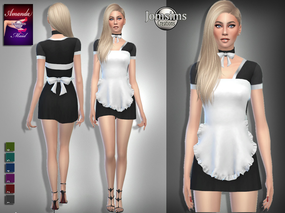 The Sims Resource - Amanda maid outfit