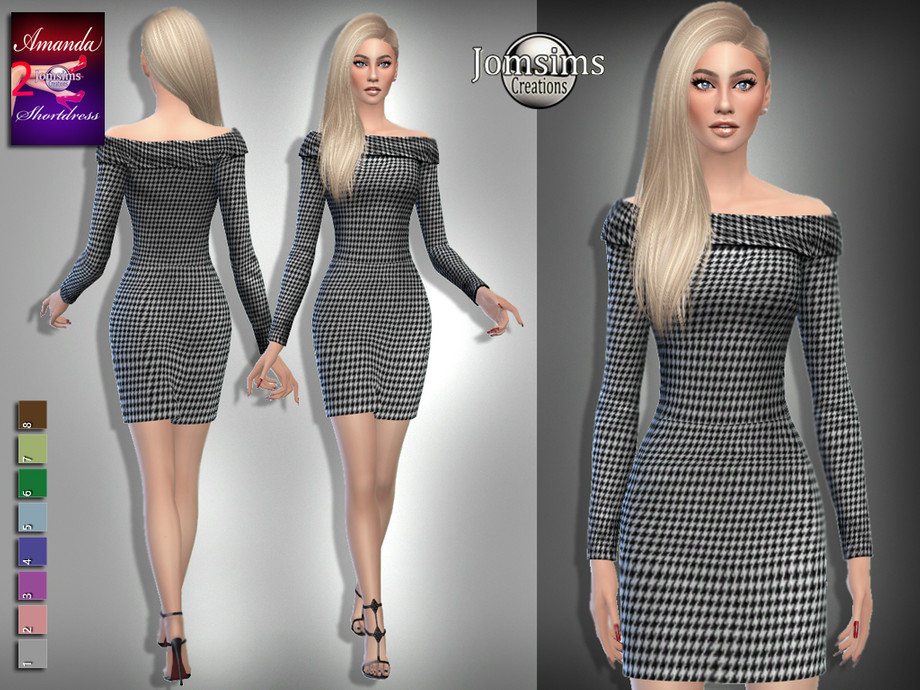 The Sims Resource - Amanda short dress2